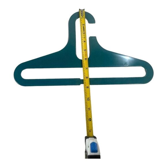 B&G NYC Retro MCM Mod Plastic Hangers Set Of 3 Green Yellow Space Age Decor LOT - Picture 10 of 16